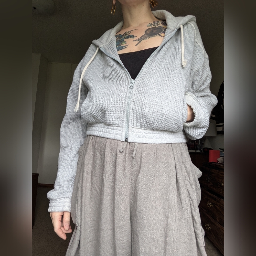 Aerie Cropped Hoodie
